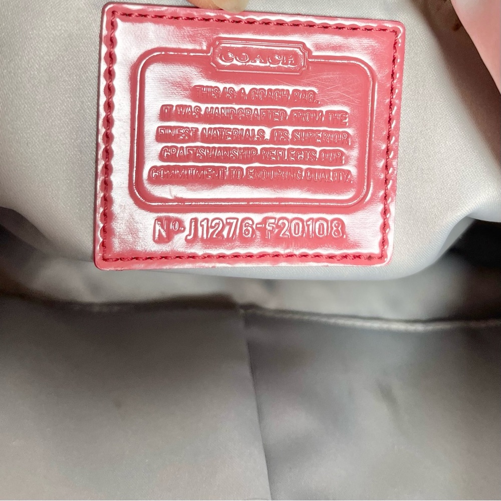 Coach Pink Shoulder Bag - Picture 13 of 14